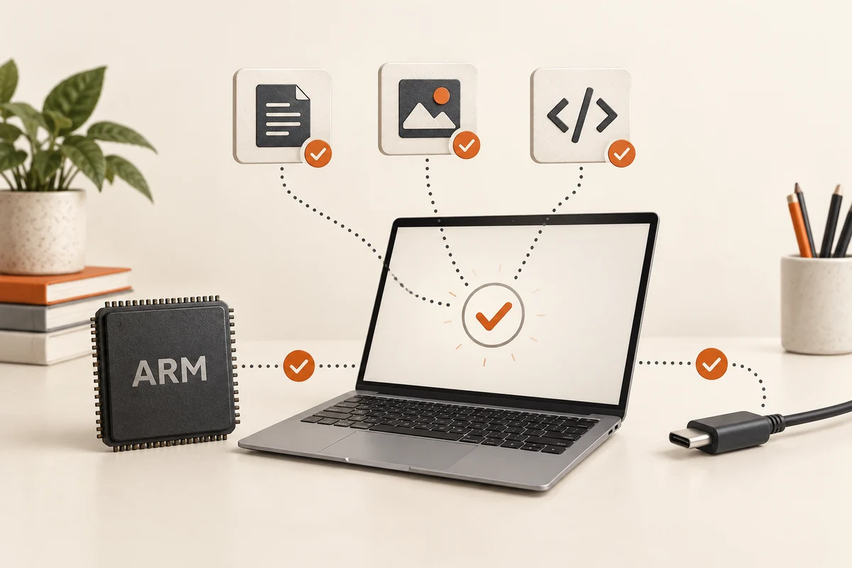 Illustration: Before choosing a Windows on Arm laptop
