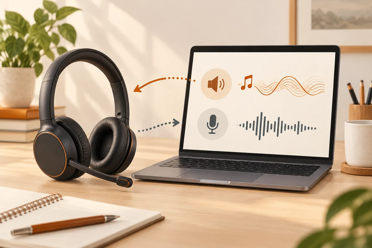 Illustration: Bluetooth audio when the microphone is active