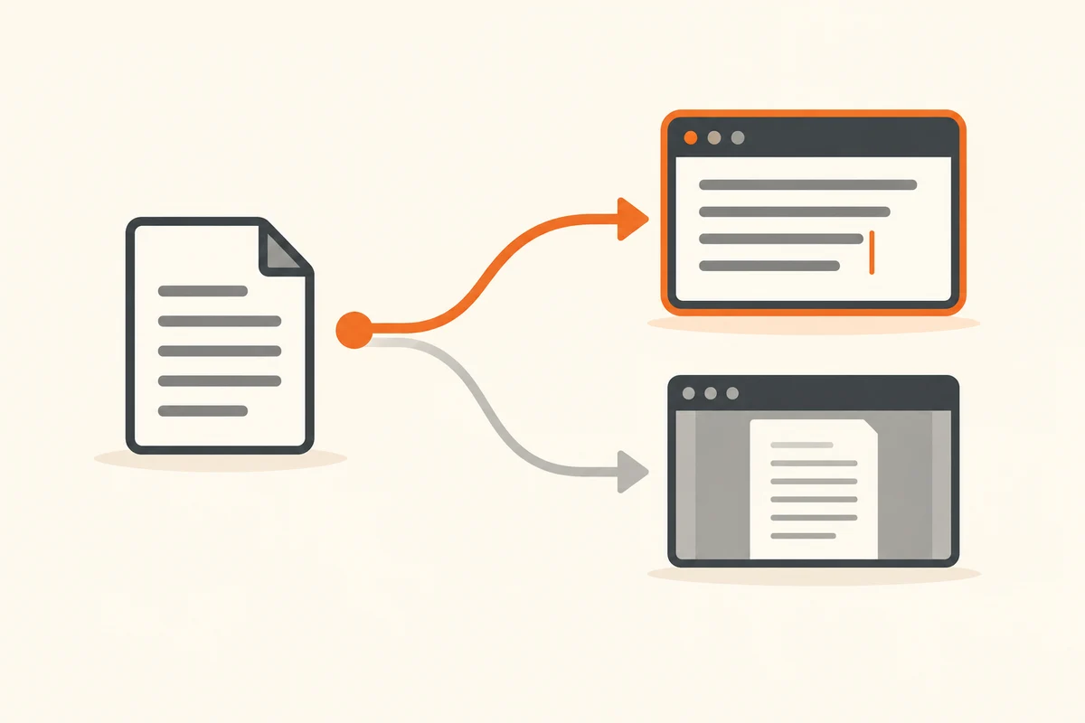 Illustration: Opening files with the app you intended
