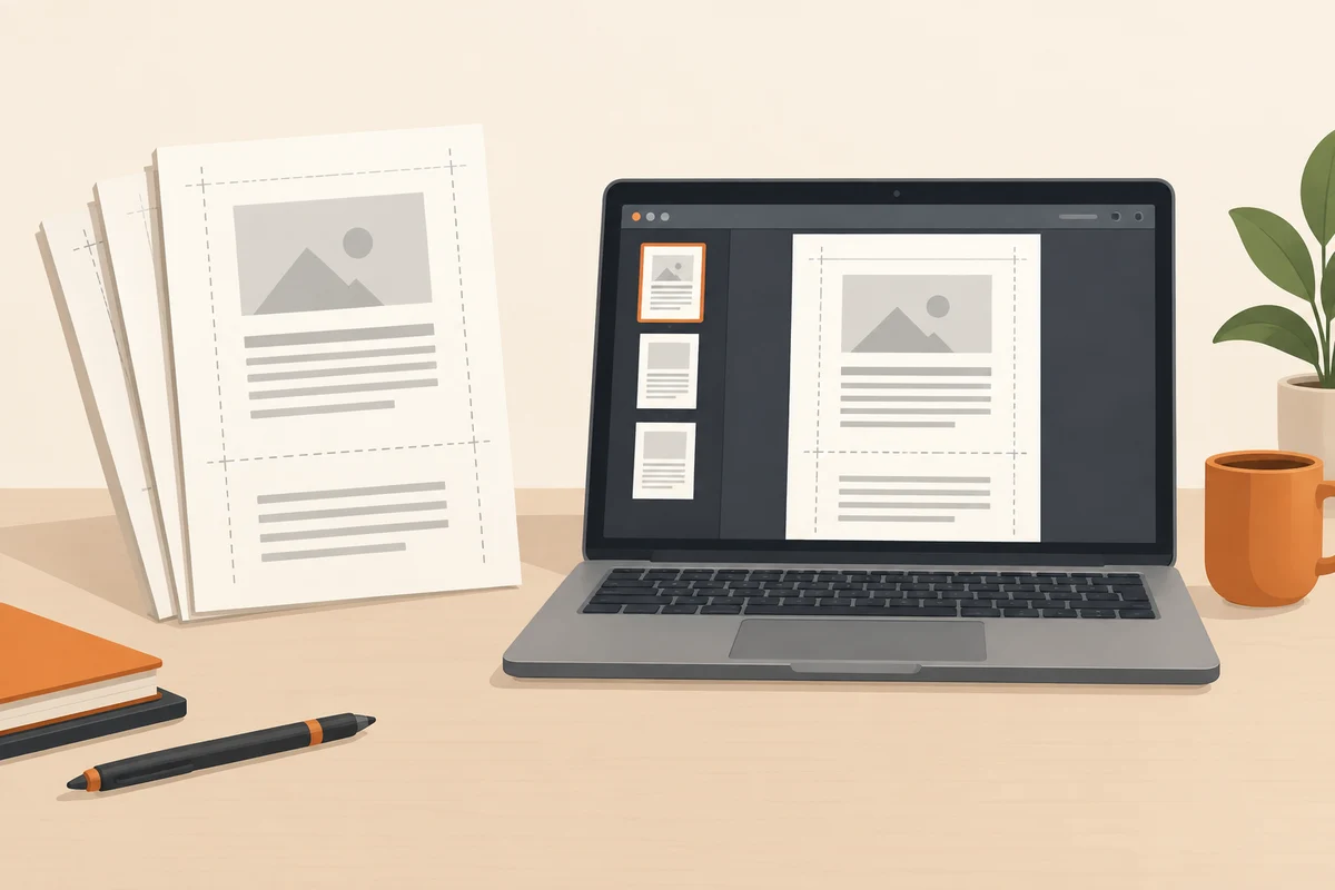 Illustration: Checking a PDF after saving it