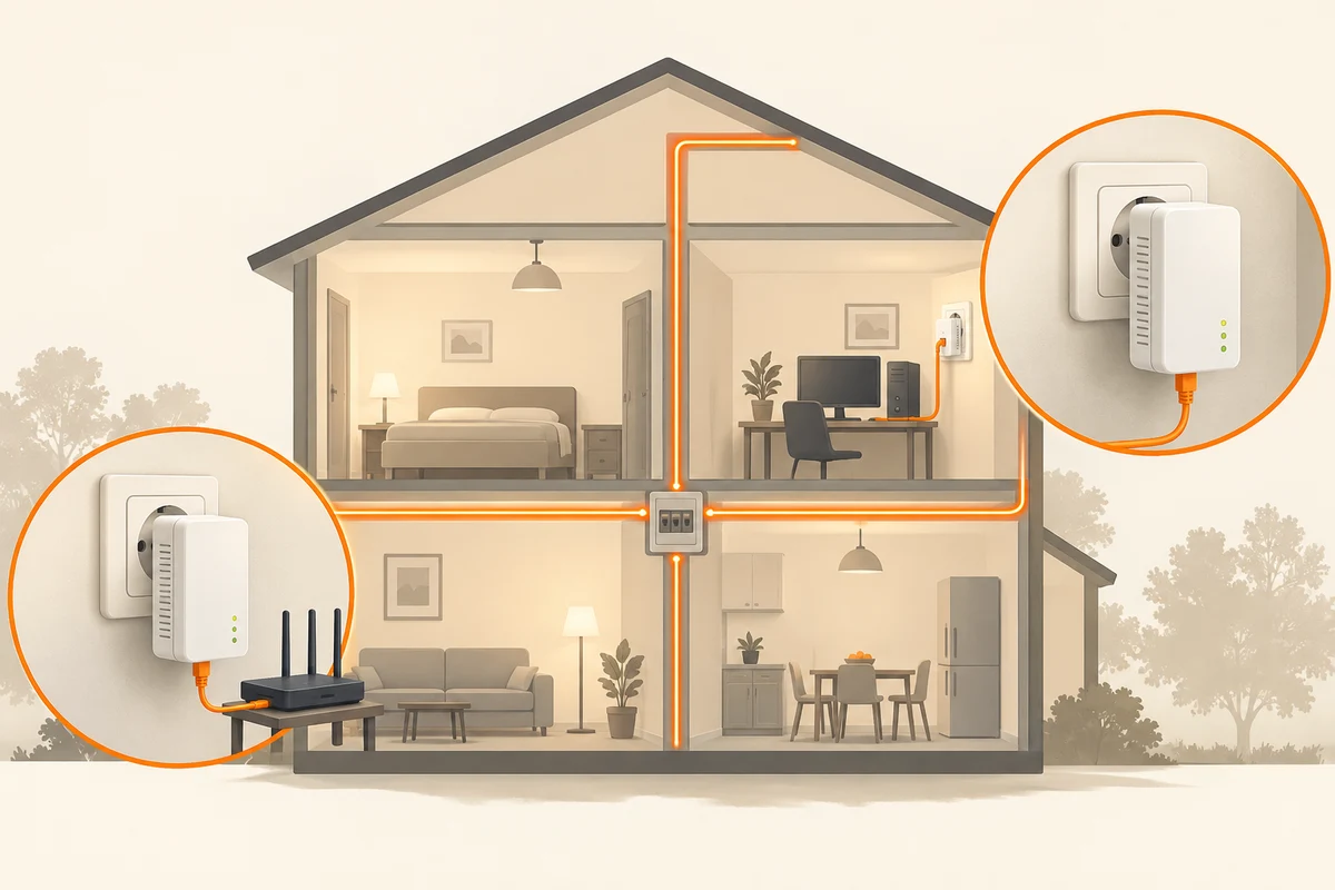 Illustration: What limits powerline networking at home