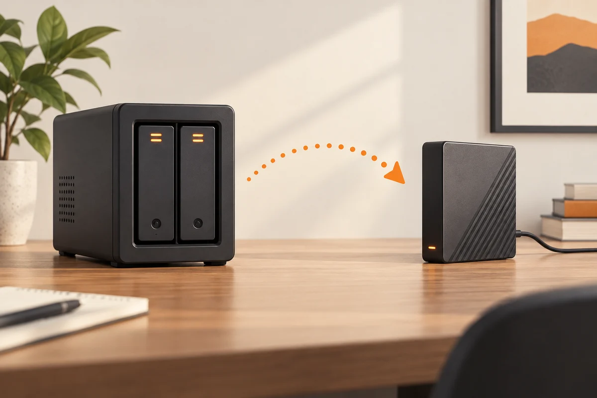 Illustration: Why RAID is not a separate backup