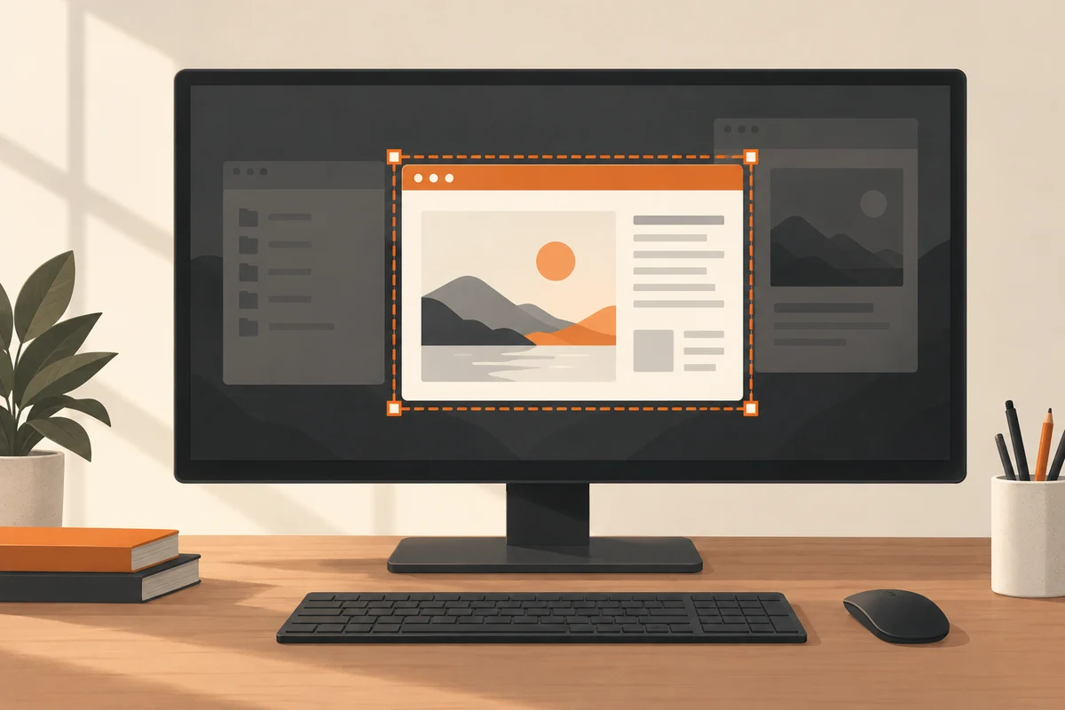 Illustration: Capturing the right part of the screen