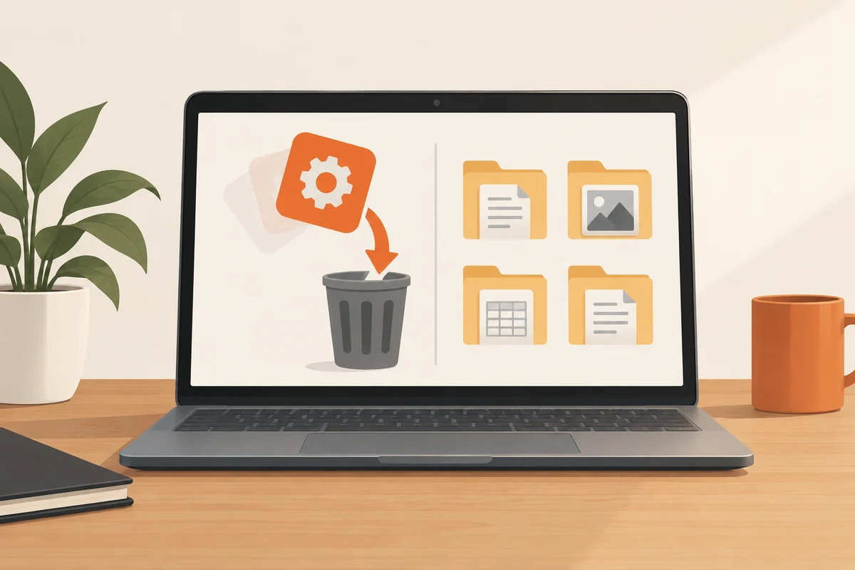 Illustration: Removing software cleanly