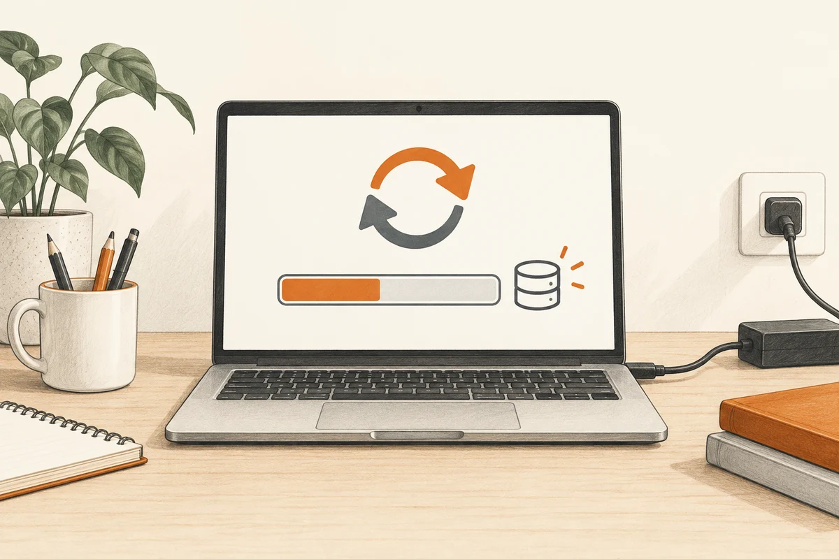 Illustration: Making room for Windows updates