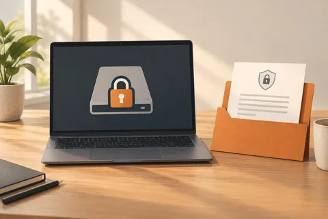 Illustration: Keeping a BitLocker recovery key accessible