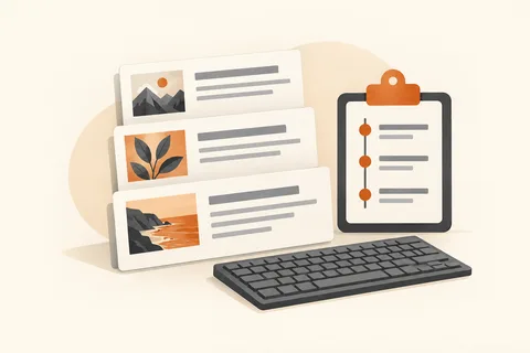 Illustration: Using clipboard history deliberately