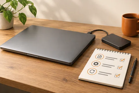 Illustration: Removing data before selling a computer