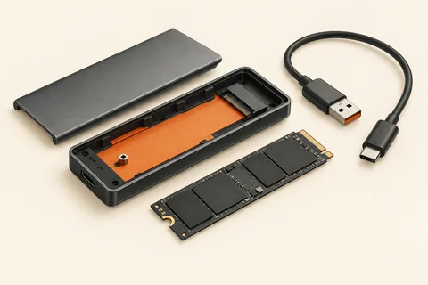 Illustration: Choosing an enclosure for a spare SSD