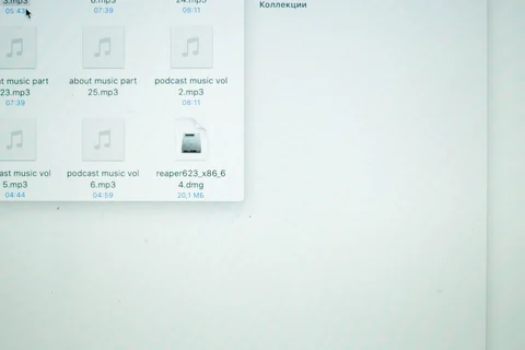 Filenames and icons in a file window