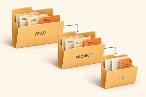 Illustration: Folder names that still make sense later