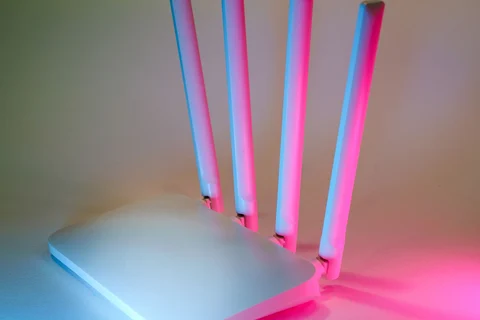 White router with four antennas
