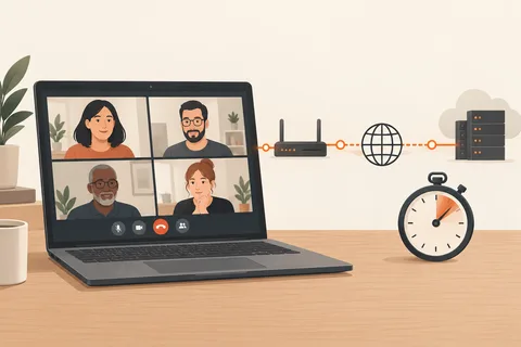 Illustration: Why a fast connection can still feel delayed