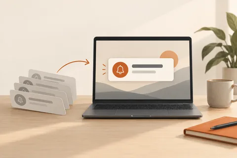 Illustration: Reducing notifications selectively