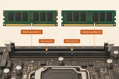 Illustration: Matching replacement memory to a computer