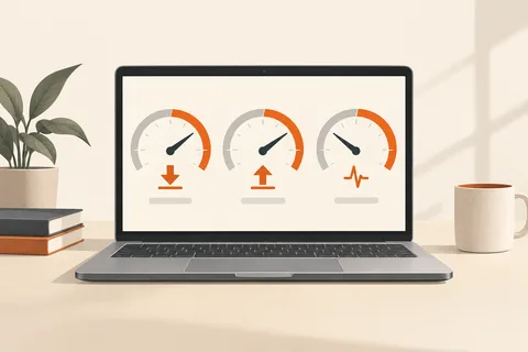 Illustration: Reading an internet speed test usefully