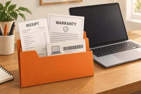 Illustration: Keeping records for a hardware service request