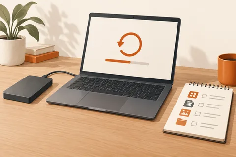 Illustration: Preparing before resetting a PC